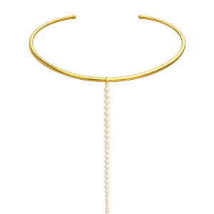 AZA Pearl Neck Glam Necklace
