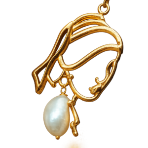 AYA 22K Gold-Plated Pearl Drift Earrings