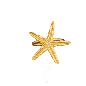 Cora Ring | 22K Gold-Plated Starfish Ring