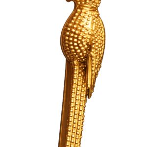 ADAA 22K Gold-Plated Parrot Statement Earrings