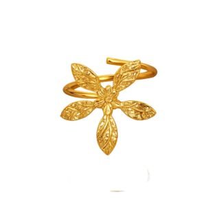 Floréa Ring | 22K Gold-Plated Floral Statement Ring